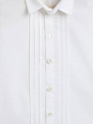 White plain cotton  shirt 4