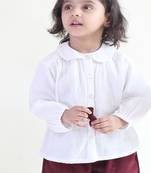 White plain cotton  shirt