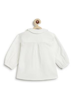 White plain cotton  shirt 2