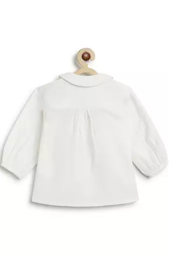 White plain cotton  shirt