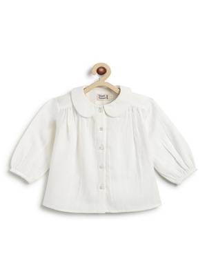White plain cotton  shirt 3
