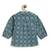 Blue printed cotton  shirt