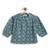 Blue printed cotton  shirt