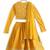 Yellow embroidered viscose  lehenga