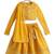 Yellow embroidered viscose  lehenga