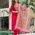 Women's Beautiful Rayon Slub Embroidery work Straight Kurta with Pant and Dupatta Set