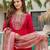 Women's Beautiful Rayon Slub Embroidery work Straight Kurta with Pant and Dupatta Set