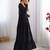 Black Flared Anarkali with Banarasi Dupatta