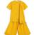 Yellow embroidered viscose  Kurta set