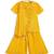 Yellow embroidered viscose  Kurta set