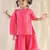 Pink embroidered viscose  Kurta set