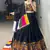Black Mirror Work Gamthi Design Navratri Lehenga With Fully Stitched Blouse