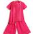 Pink embroidered viscose  Kurta set