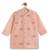 Pink embroidered chanderi  kurta pyjama