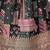 black chinon digital printed party wear lehenga choli
