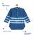 Blue plain cotton  kurta