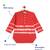 Red plain cotton  kurta