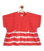 Red plain cotton  top