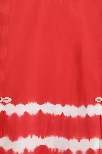 Red plain cotton  top