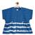 Blue plain cotton  top