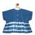 Blue plain cotton  top