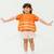 Orange plain cotton  top