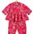 Pink printed cotton co ord set