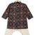 Blue printed cotton  kurta pyjama