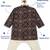Blue printed cotton  kurta pyjama