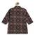 Blue printed cotton  kurta pyjama