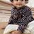 Blue printed cotton bandhgala set