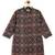 Blue printed cotton  kurta pyjama