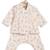 White printed cotton  kurta pyjama