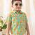 Green printed cotton  shirt