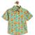 Green printed cotton  shirt