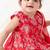 Red printed cotton Kurta set