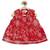 Red printed cotton Kurta set