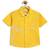 Yellow embroidered cotton  shirt