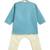 Blue embroidered cotton  kurta pyjama