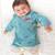 Blue embroidered cotton  kurta pyjama