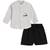 White Plain cotton co ord set