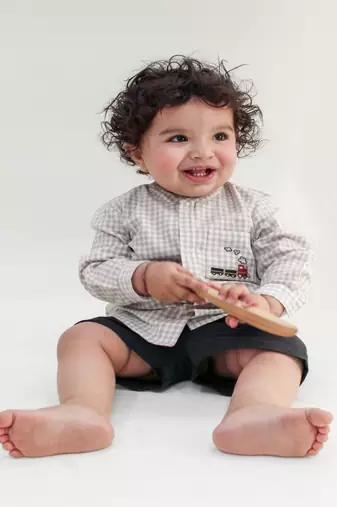White Plain cotton co ord set