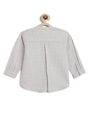 White Plain cotton co ord set 4