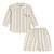 Beige Plain cotton co ord set