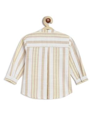 Beige Plain cotton co ord set 4