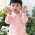 Pink embroidered cotton  shirt