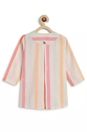 Multicolor plain cotton  kurta pyjama