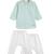 Green plain cotton  kurta pyjama