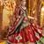 MAROON PRINT FOIL work EMBROIDERED COTTON STITCHED LEHENGA CHOLI