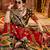 MAROON PRINT FOIL work EMBROIDERED COTTON STITCHED LEHENGA CHOLI